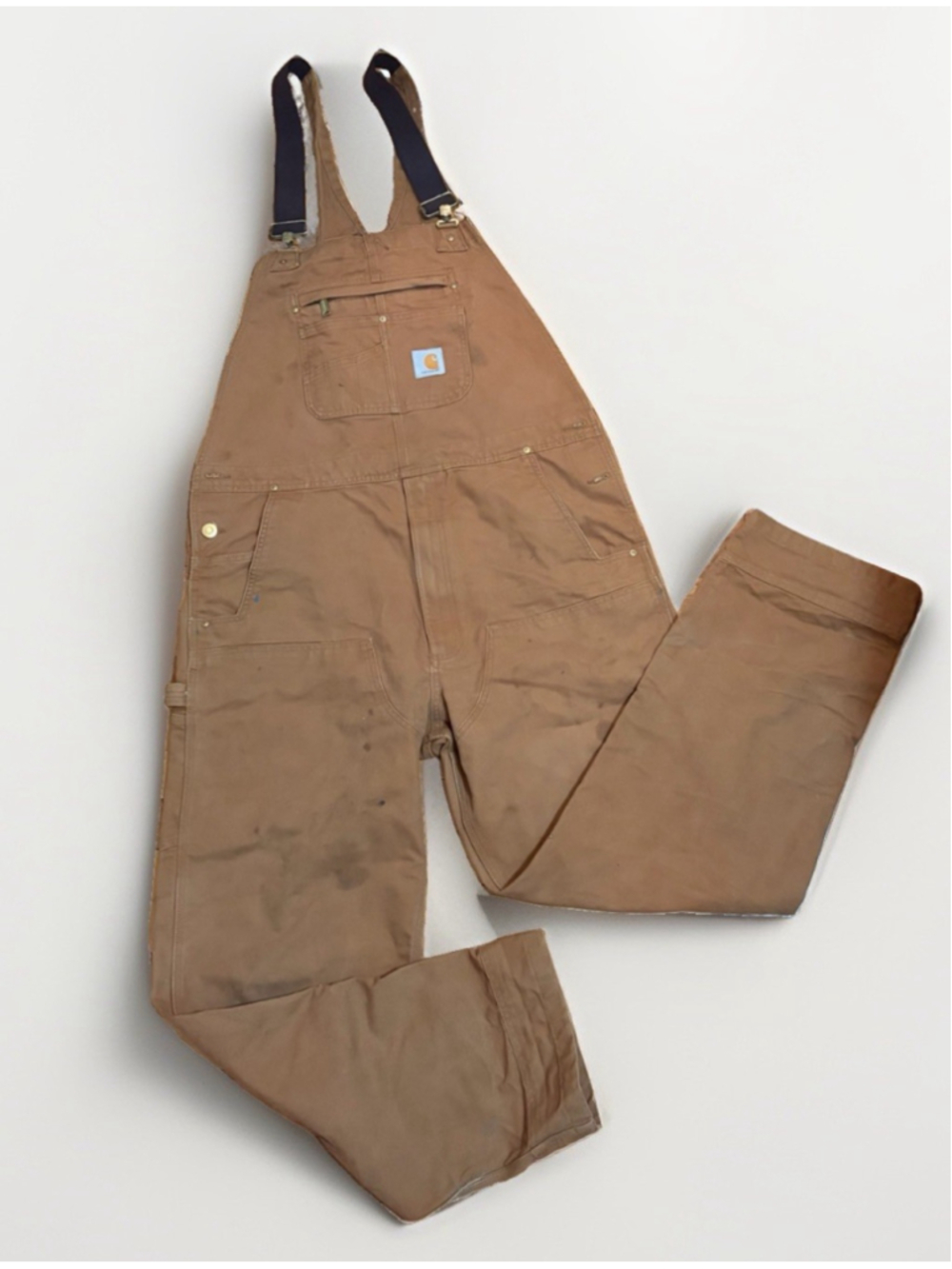 Carhartt R01 Relaxed Fit Duck Bib Overalls - Men’s 38x34